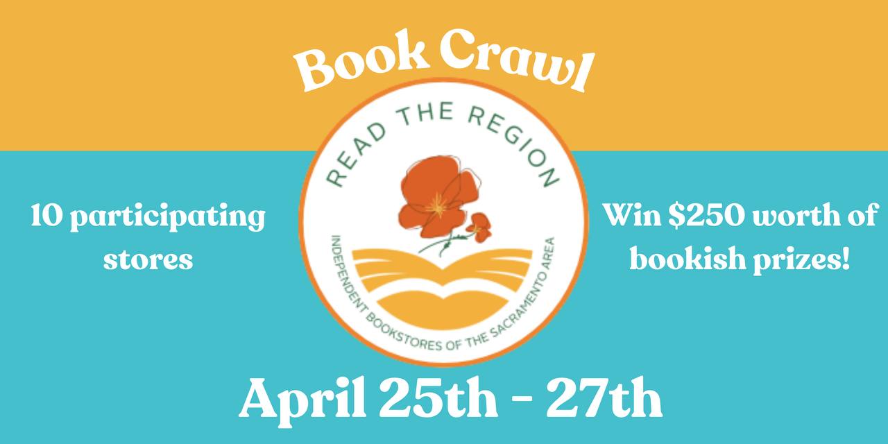 Read the Region Book Crawl — 10 participating stores, April 25th-27th, Win $250 worth of bookish prizes!